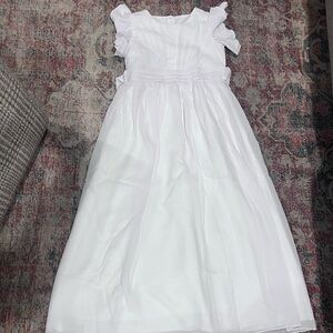 Girls Fancy Chiffon Flutter Sleeves Dress